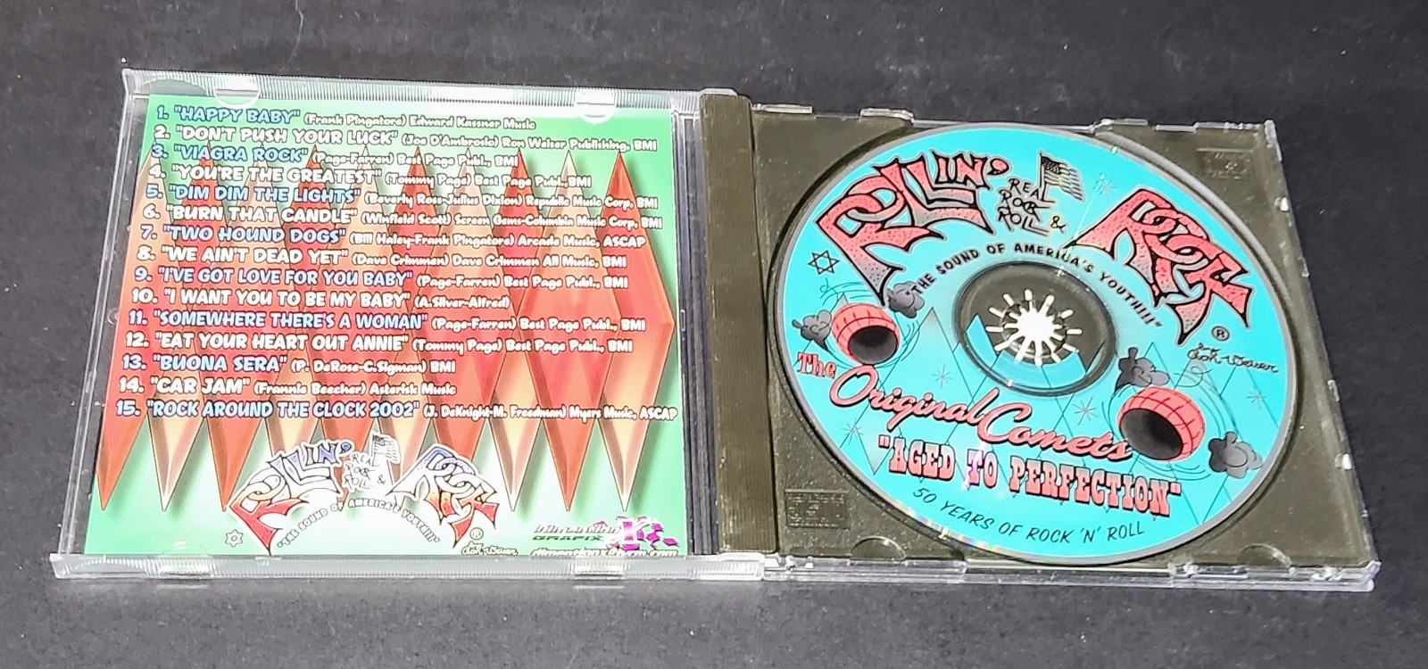 2002 Rockabilly ORIGINAL COMETS - Aged To Perfection - CD