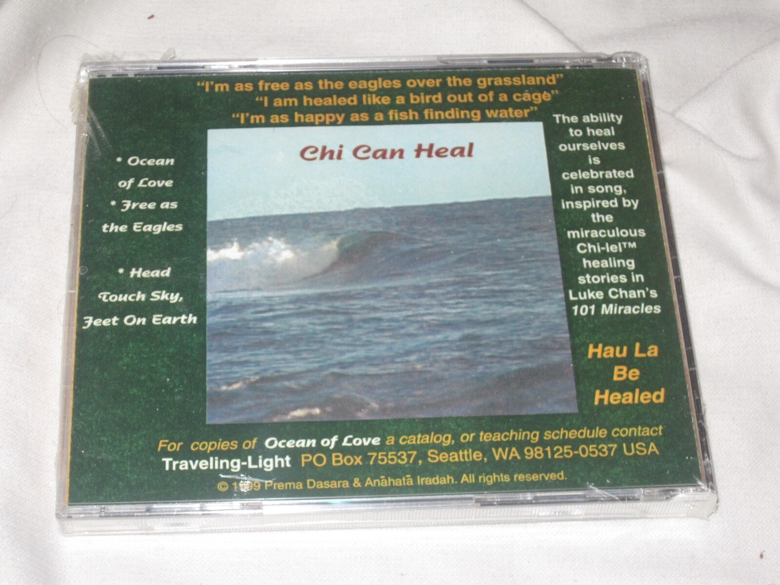 ANAHATA IRADAH & PREMA DASARA Ocean Of Love CD Blue Sky Healing Music New Age