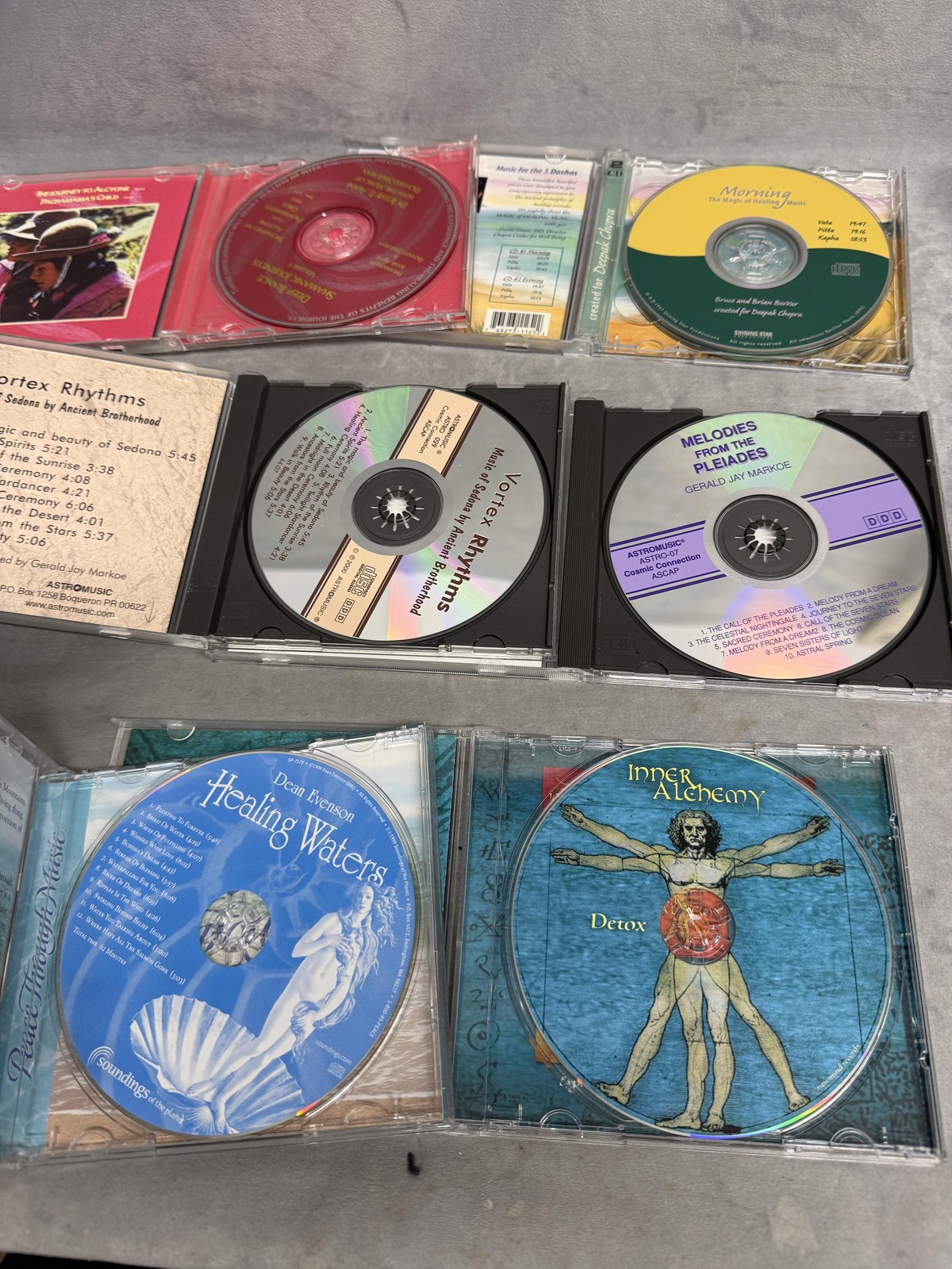 Lot 24 New Age Meditation CDs Chakra Reiki Healing Relaxation Steven Halpern