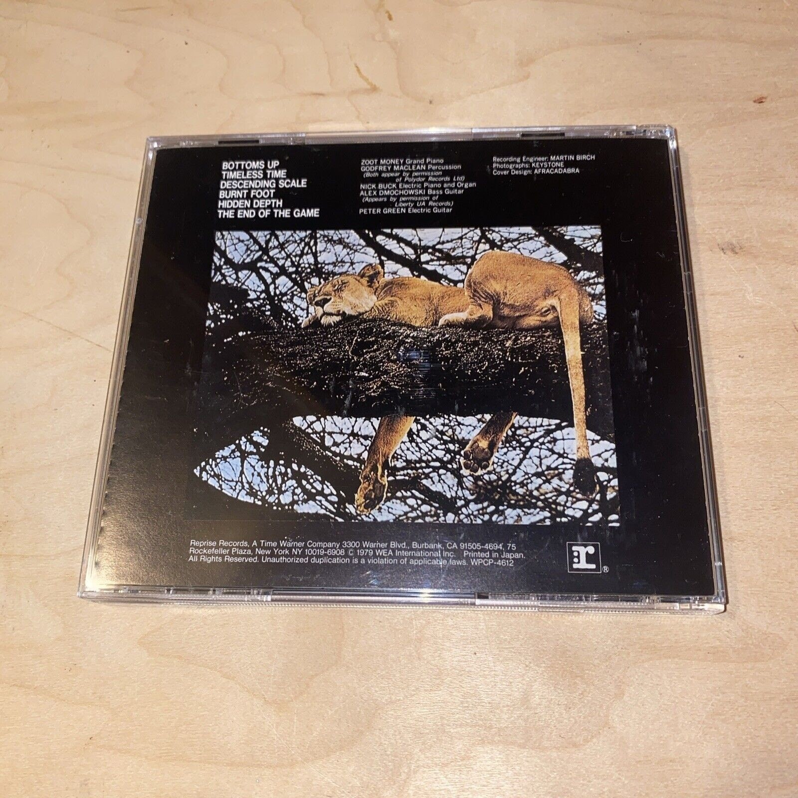End Of The Game by Peter Green (CD, 1991) Japan 6 tracks Reprise WPCP-4612 OBI