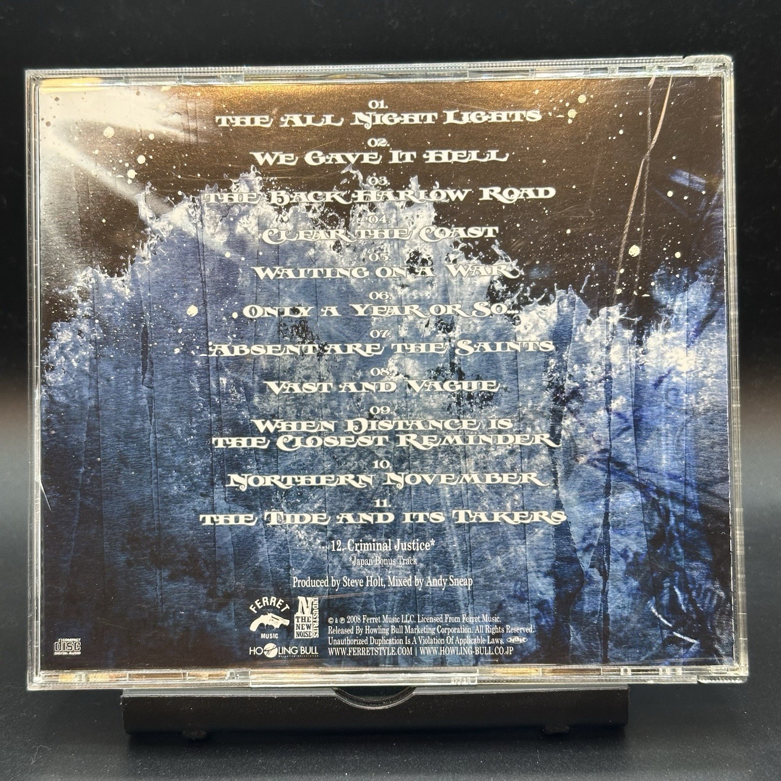 36 Crazyfists / The Tide And Its Takers First Edition 2008 Japan OBI CD