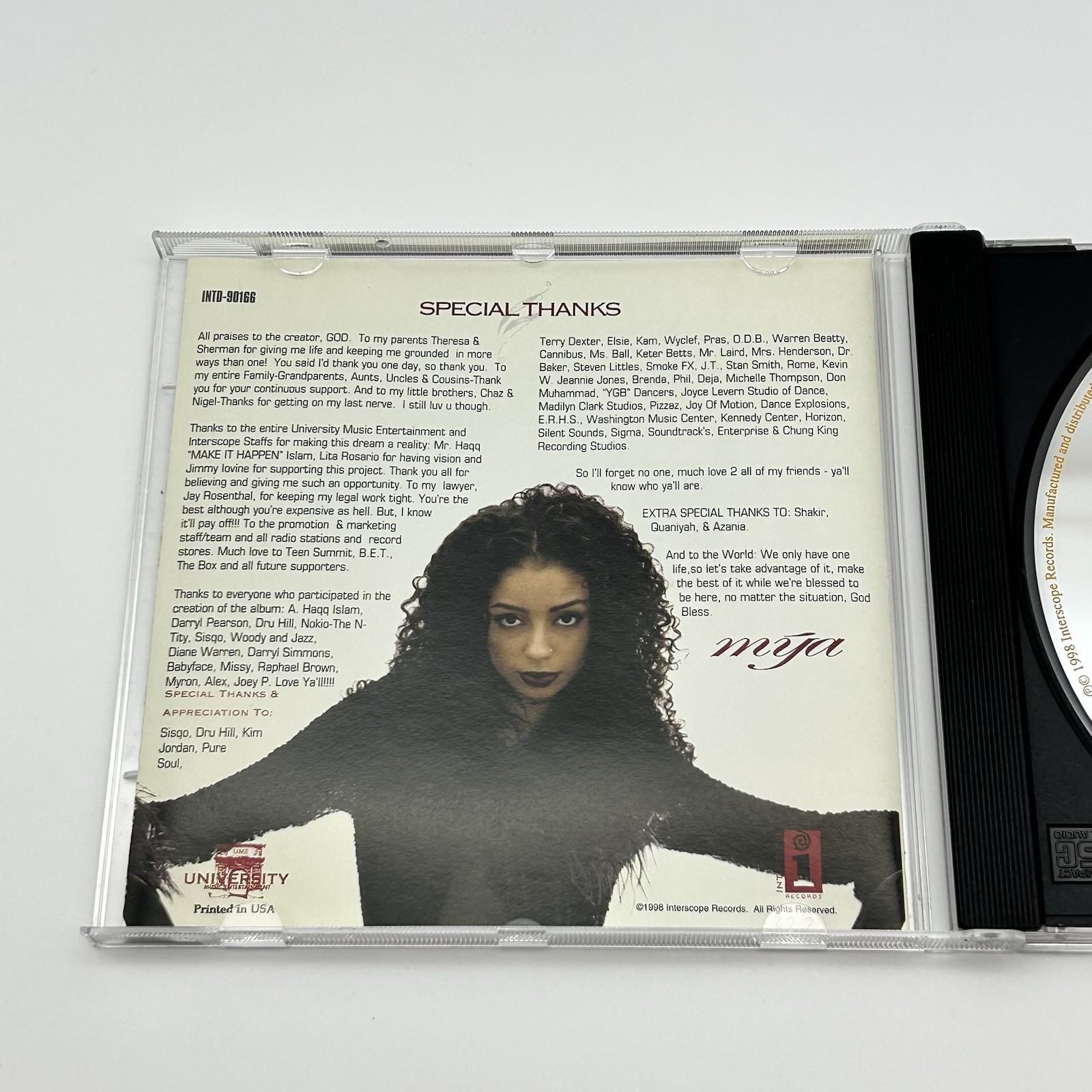 Mya - Mya [Self-Titled] (CD, 1998, Debut Album, OG Press, Interscope/ Universal)