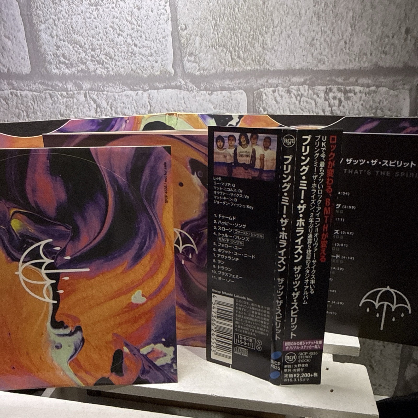 Bring Me the Horizon - That's the Spirit ( CD Japan LTD ) Sticker OBI