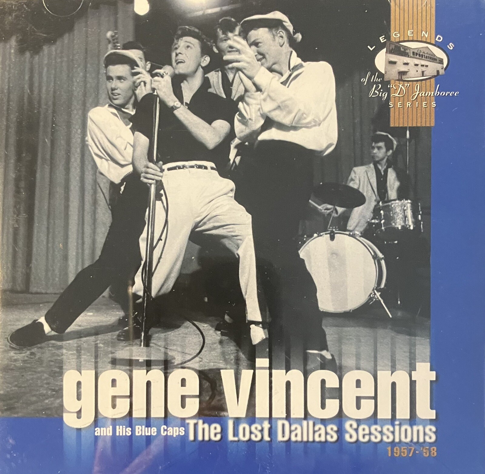 GENE VINCENT & HIS BLUE CAPS - THE LOST DALLAS SESSIONS 1957-58 1998 NEAR MINT