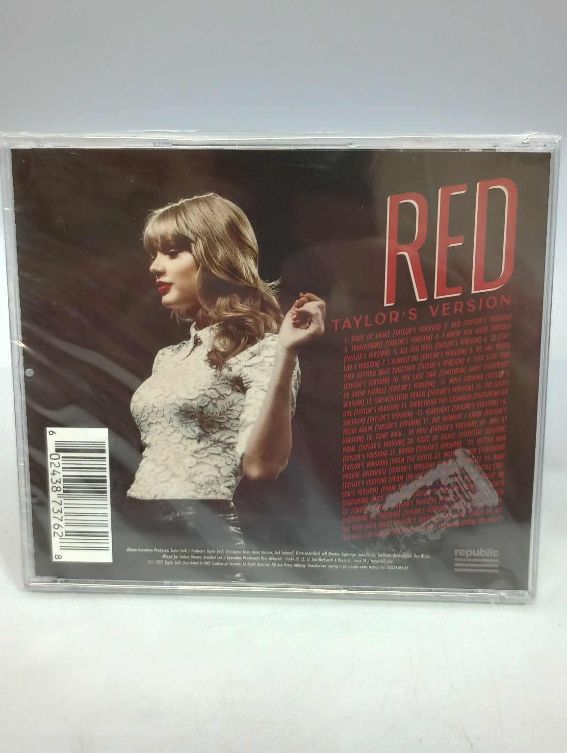 Taylor Swift – Red (Taylor's Version) CD 2021 Pop Country Republic Records