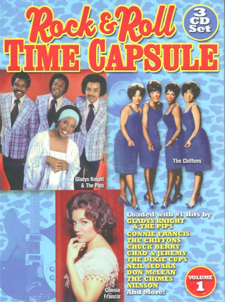 Rock N Roll Time Capsule, NEW! 3 CDS 33 Tracks 60's -50's Chiffons, Dixie Cups,