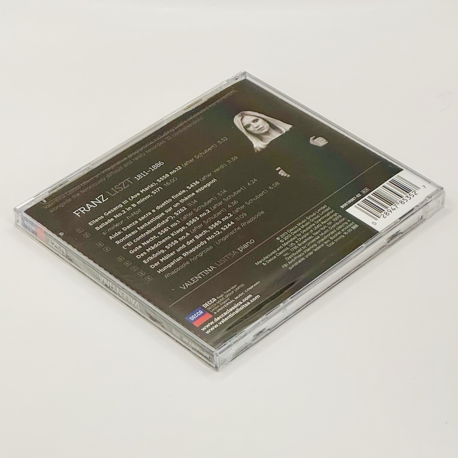 Valentina Lisitsa – Plays Liszt (2013, Decca) CD – Brand New Factory Sealed