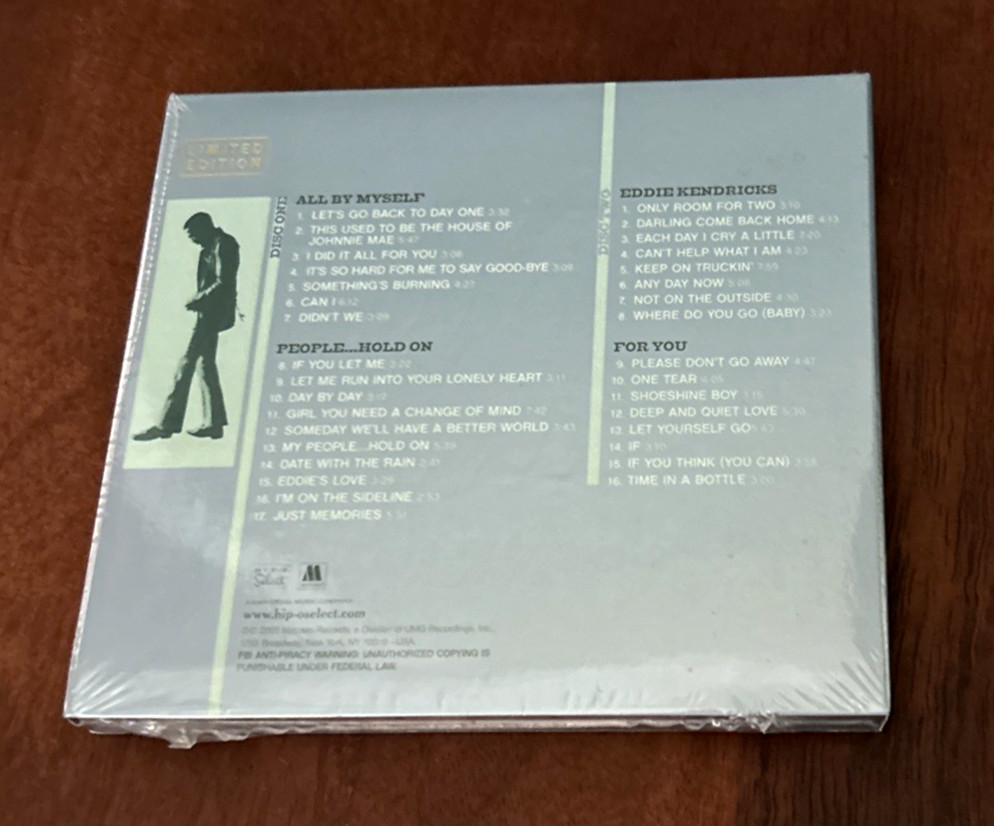 EDDIE KENDRICKS Keep On Truckin' Motown Solo Albums Hip-O 2-CD Girl You Need