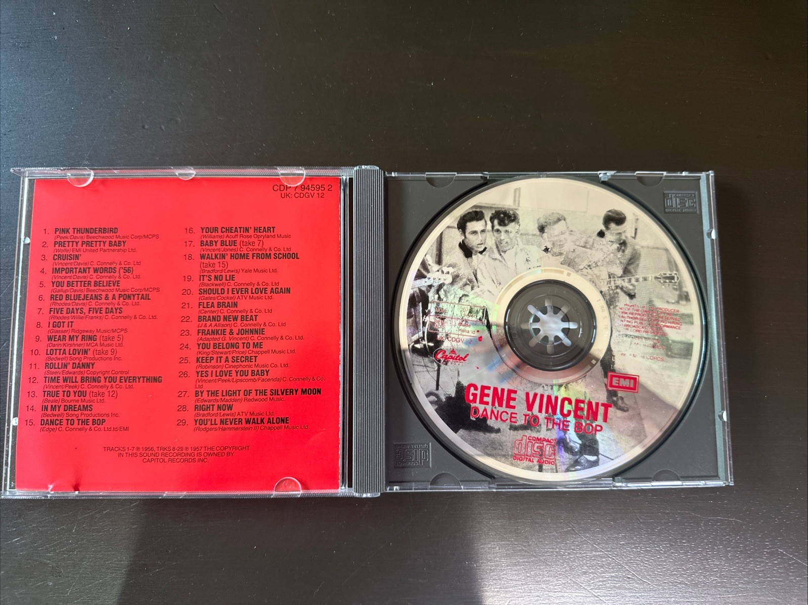 THE GENE VINCENT 6CD BOX SET COMPLETE CAPITOL & COLUMBIA RECORDINGS 1956 - 1964
