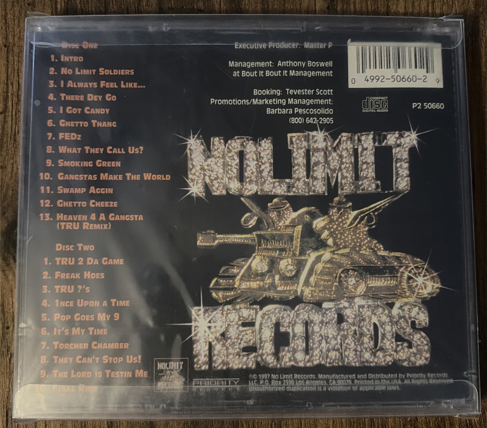 T.R.U. Tru To Da Game 1st Press Master P Silkk C-Murder G-Funk SEALED BRAND NEW