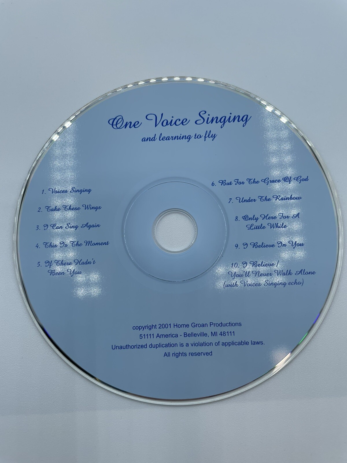 One Voice Singing Scott McClintock 2001 Rare