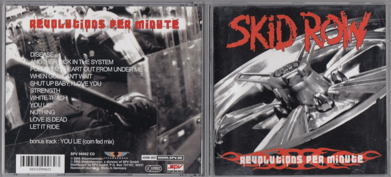 Skid Row - Revolutions Per Minute (CD, 2006) IMPORT METAL ROCK