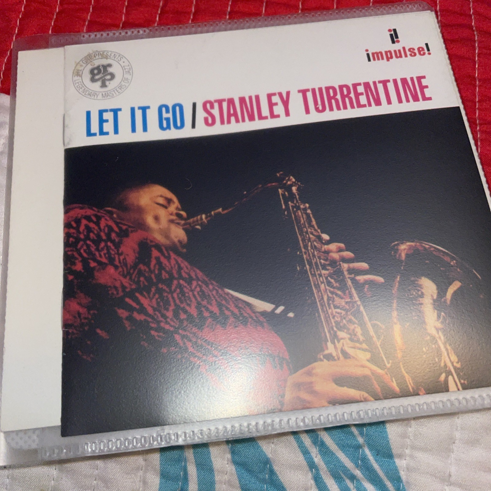 Let It Go by Stanley Turrentine (CD, May-1991, GRP Japanese Vinyl Sleeve