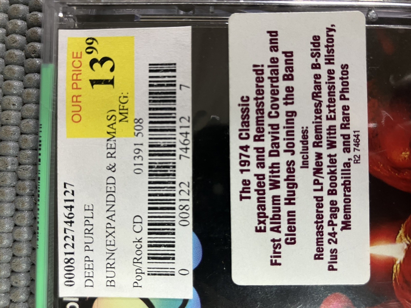 Deep Purple - Burn (Expanded ) CD Warner Bros 2005 - SEALED!