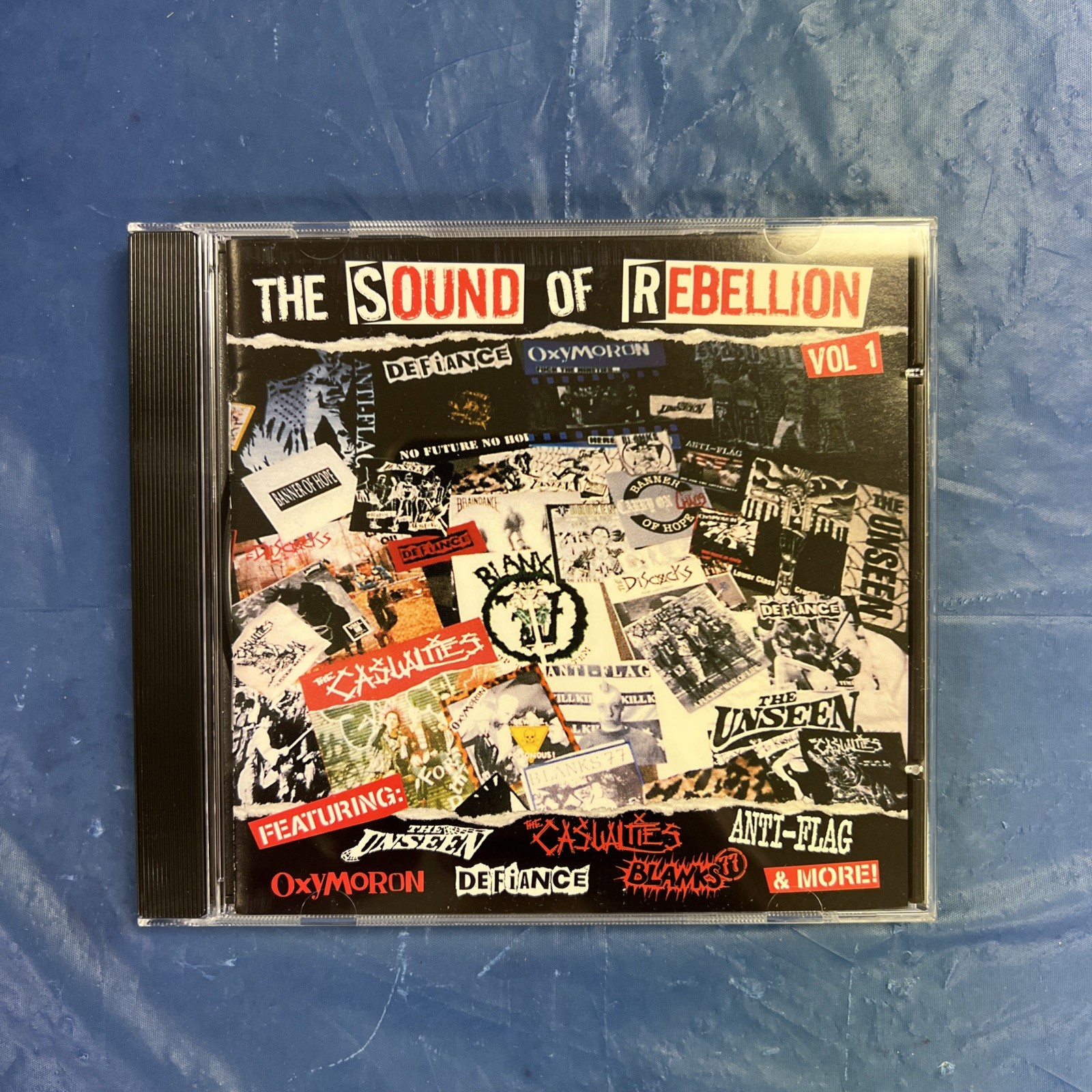 THE SOUND OF REBELLION VOLUME 1 Hardcore Punk A.D.D. Unseen Anti-Seen CD Indie