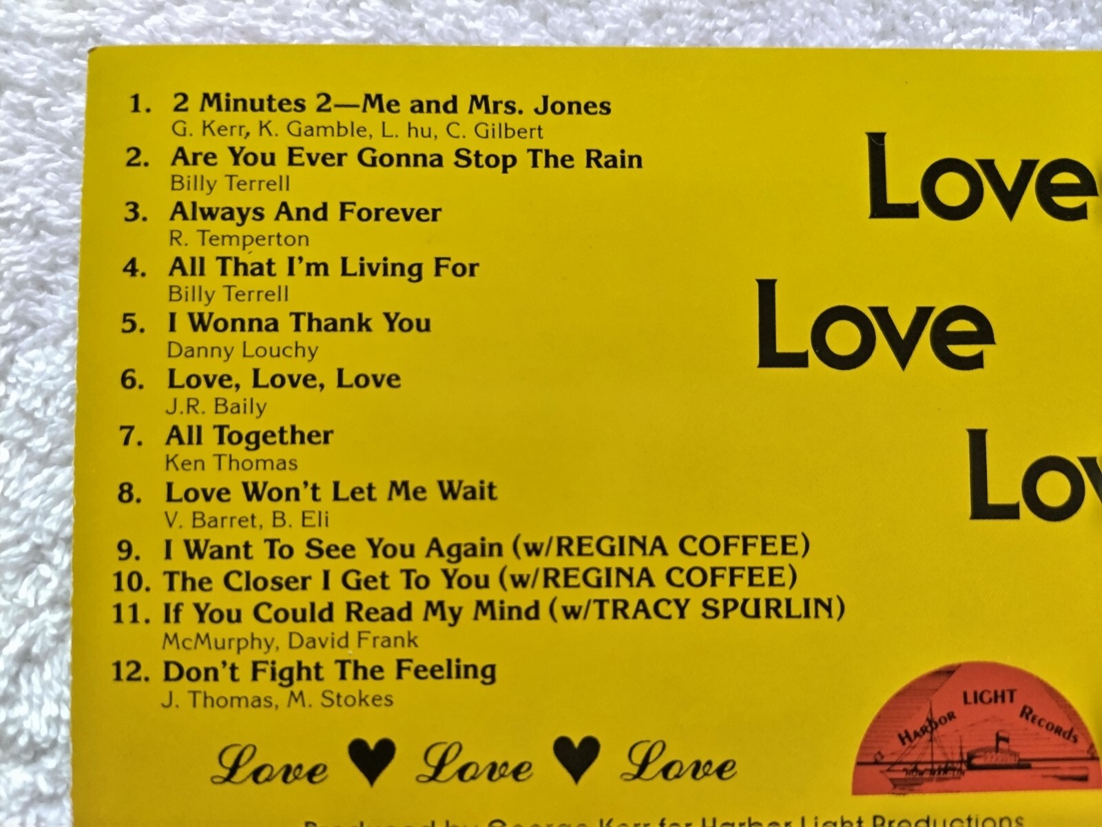 George Kerr Love Love Love + 4 Japan CD W/Obi PCD-2133 1990 J.R. Baily