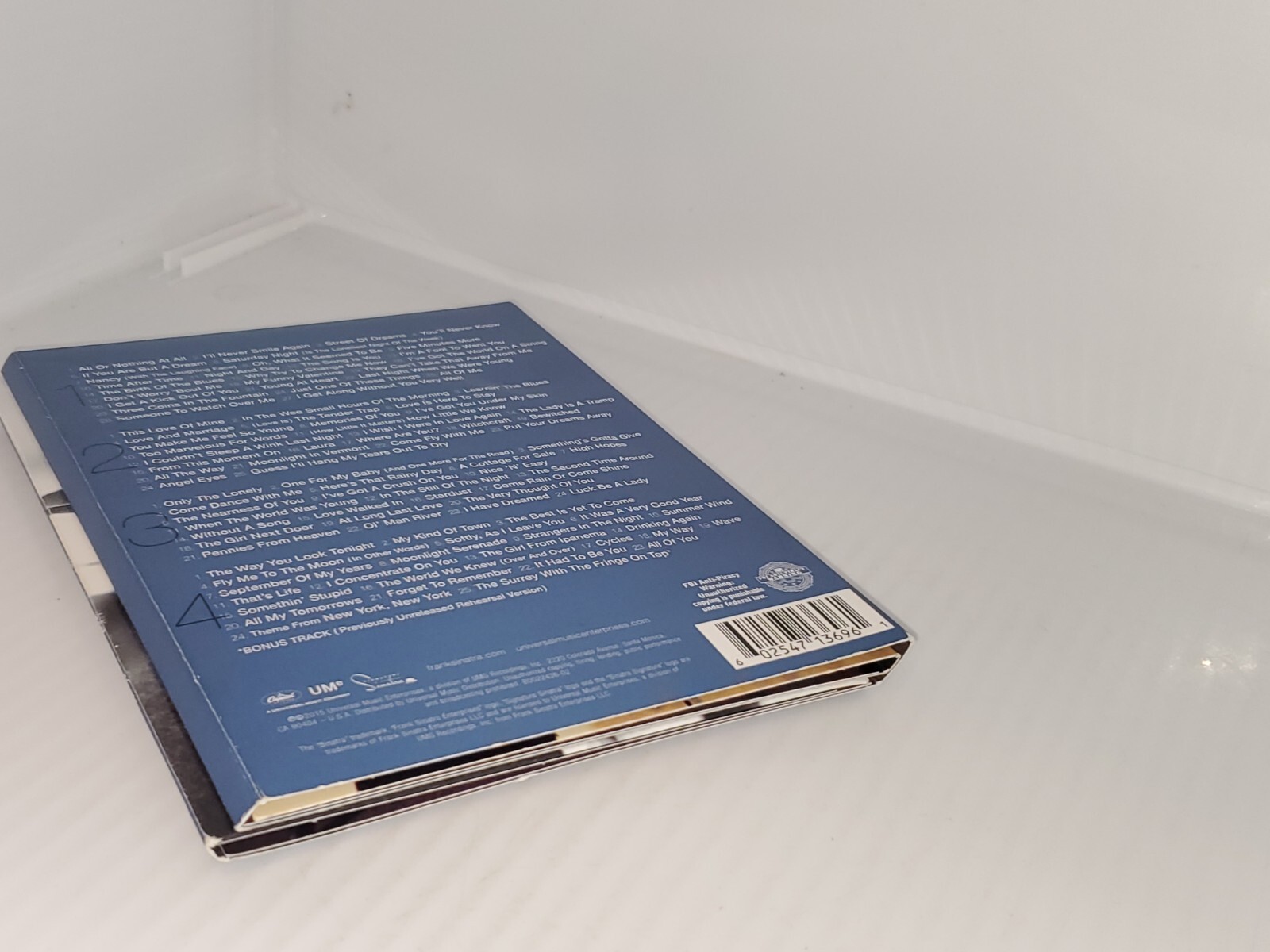 Ultimate Sinatra by Sinatra, Frank (CD, 2015) Four-Disc,NO BOOKLET.