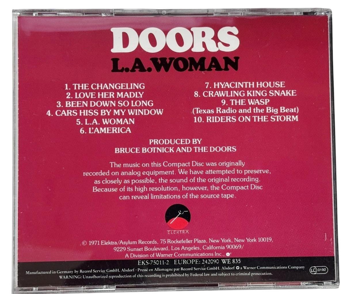 The Doors s/t UK HMV Deluxe Box Set CD format HMV Classic Collection Numbered