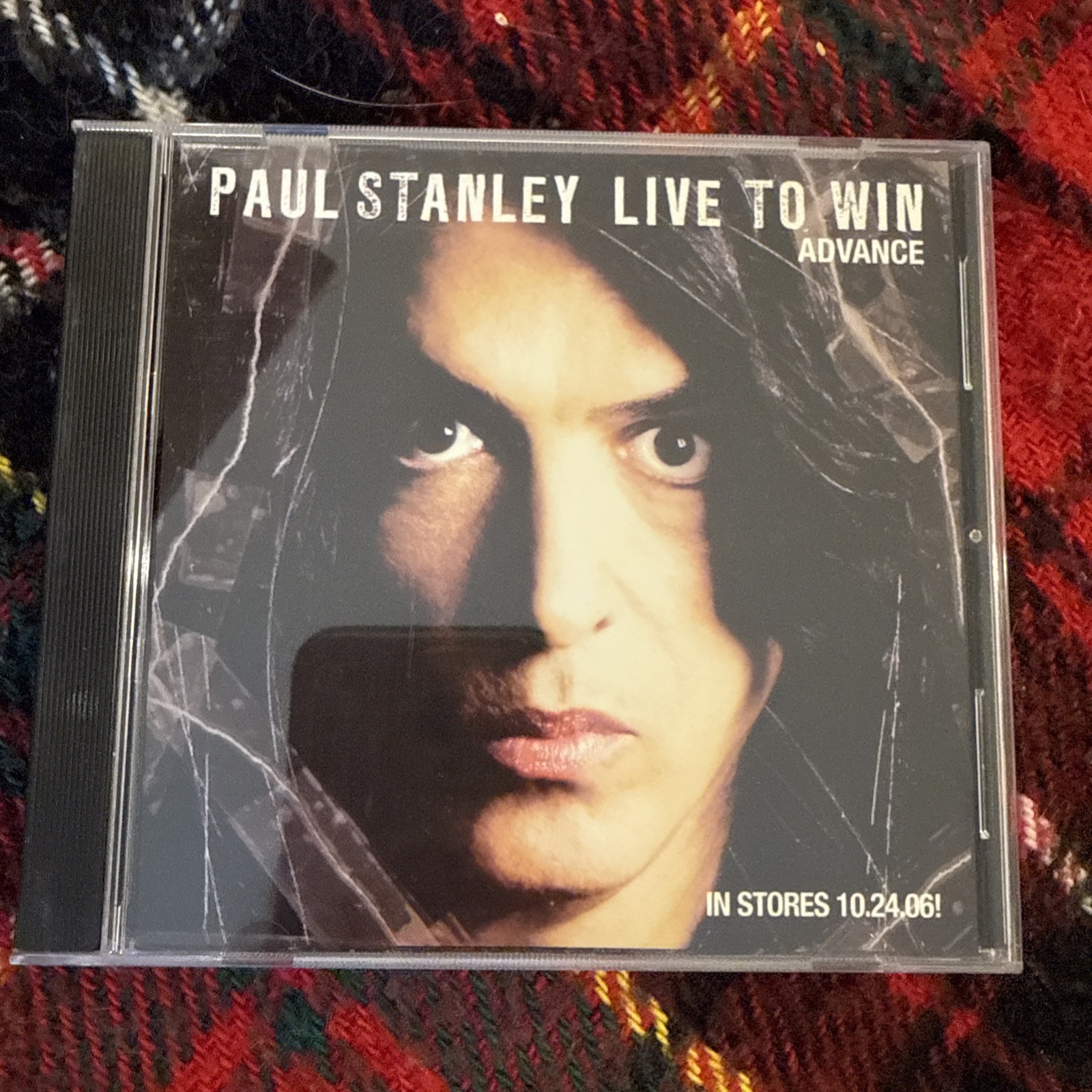 PAUL STANLEY-LIVE TO WIN (Compact Disc)/Door Records/RARE advanced copy!