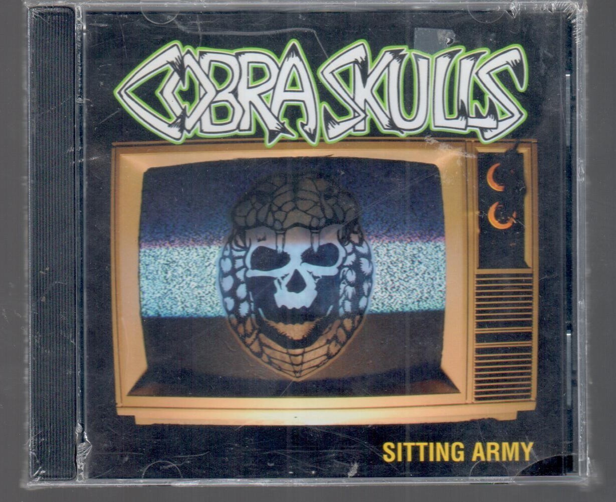 Cobra Skulls Sitting Army CD Sealed L@@K Scans Red scare Records Best Deal L@@K!