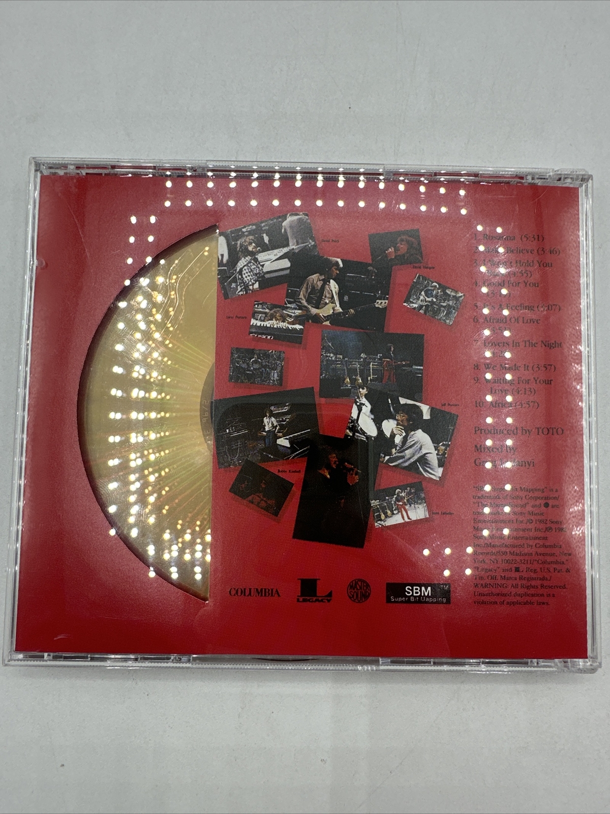 TOTO 4 CD Gold Disc Limited Edition CK 64423 10 Tracks Rosanna Greg Ladanyi