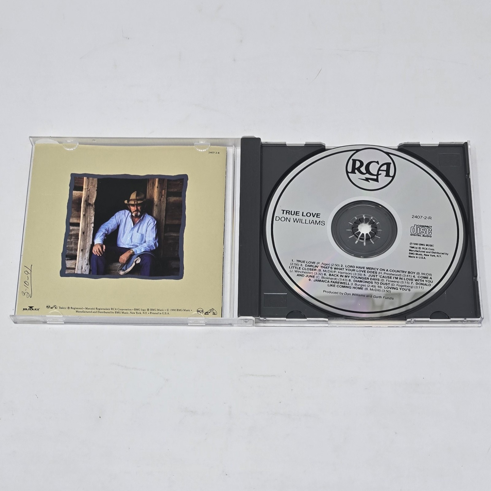 Lot of 3 Don Williams CDs Greatest Hits True Love Country Classic Collection