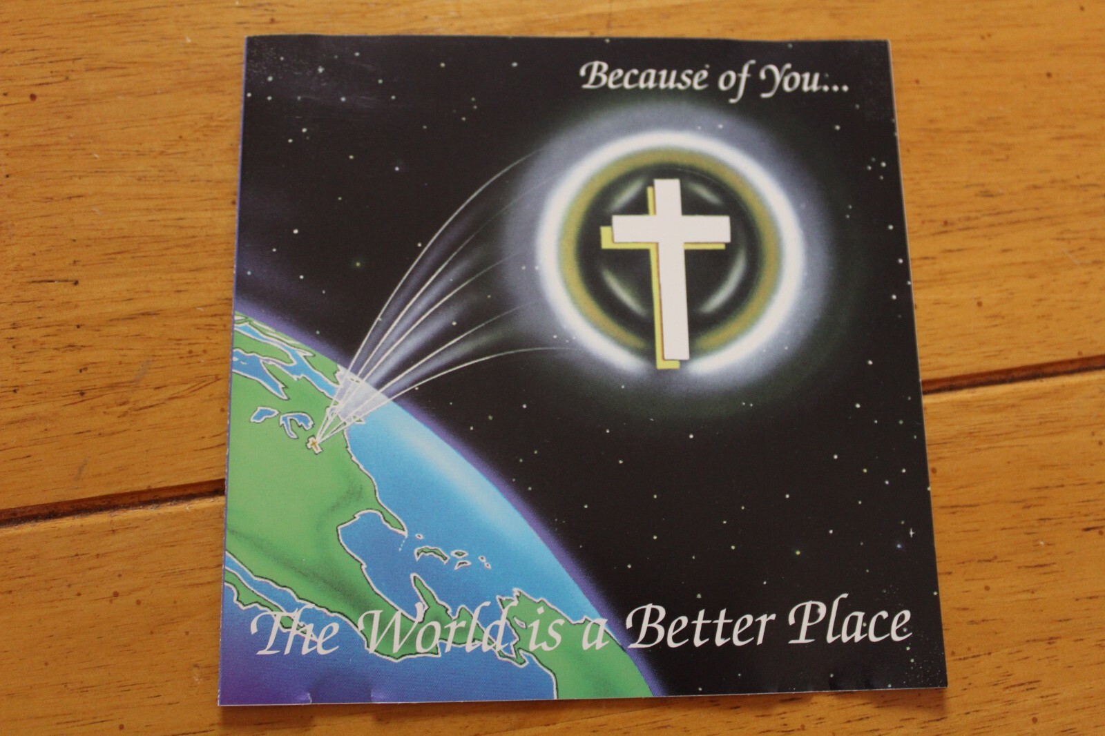 CARROLL SUE HILL - BECAUSE OF YOU THE WORLD IS A BETTER PLACE CD SINGLE