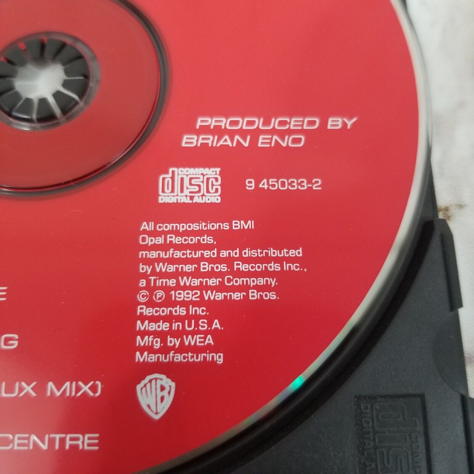 Brian Eno Nerve Net CD 1992 Robert Fripp