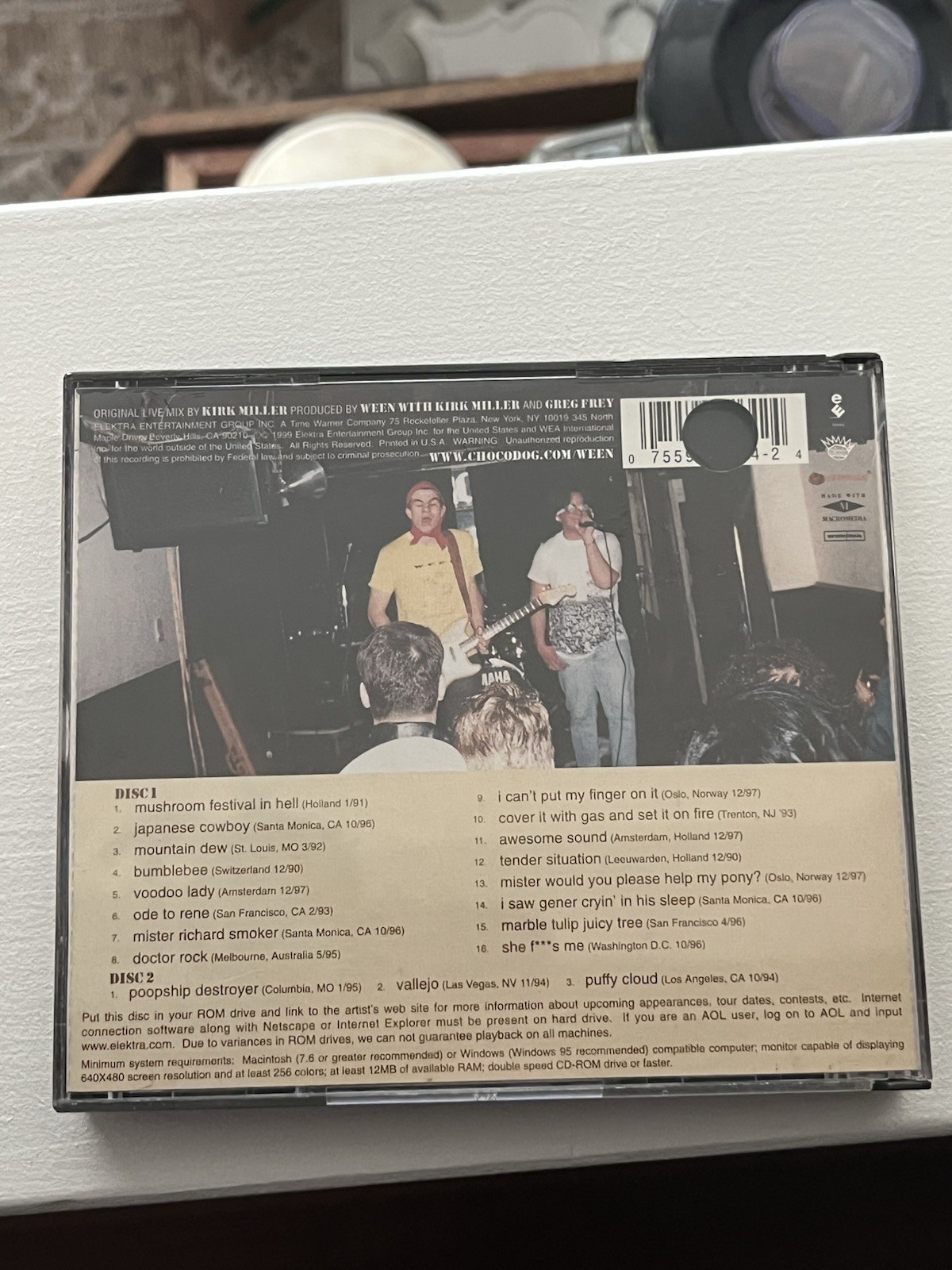 Ween - Paintin’ the Town Brown Live ‘90-‘98 2CD Set Elektra Records Used