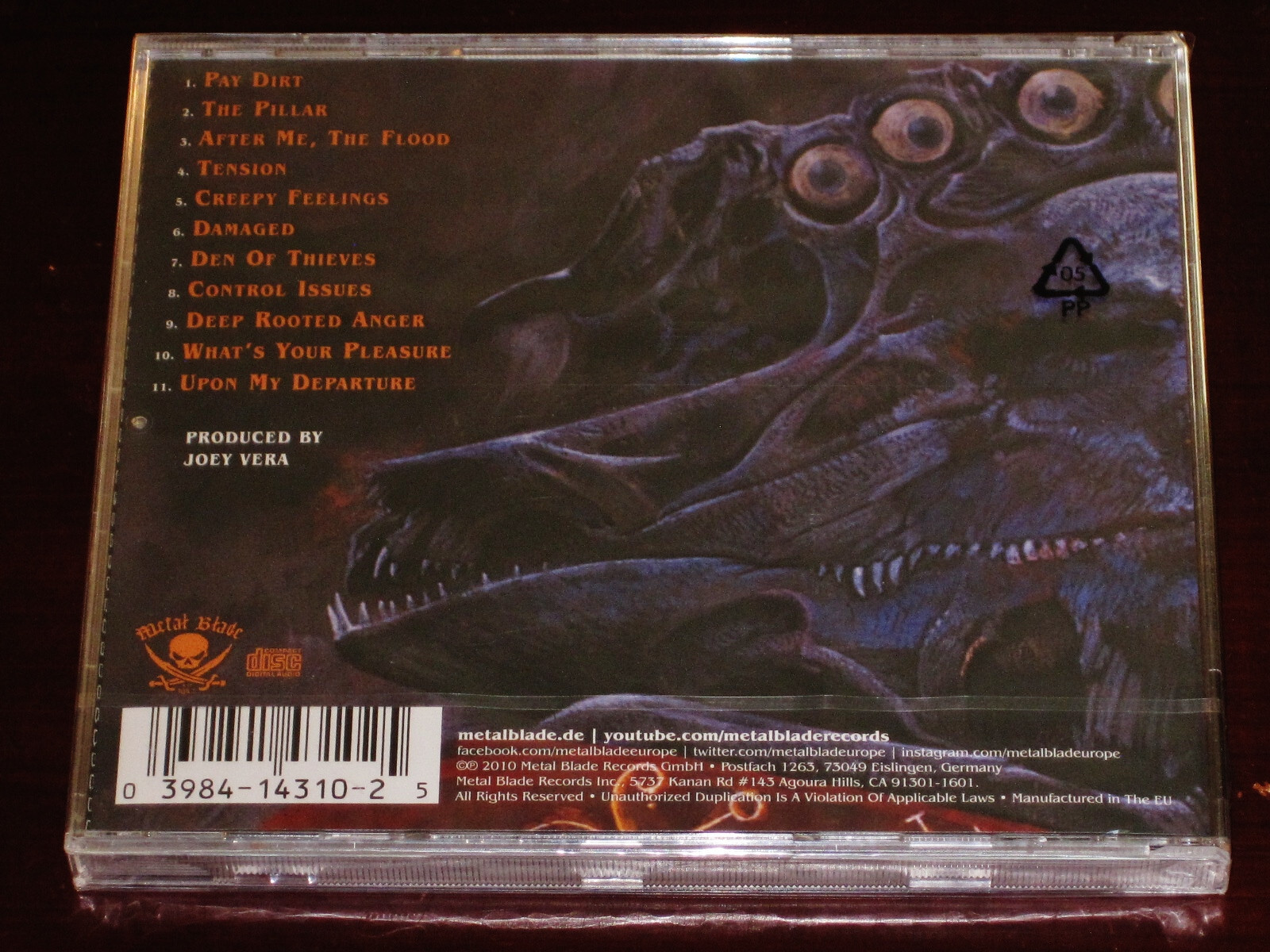 Armored Saint: Revelation CD 2000 Metal Blade Records Germany 3984-14310-2 NEW