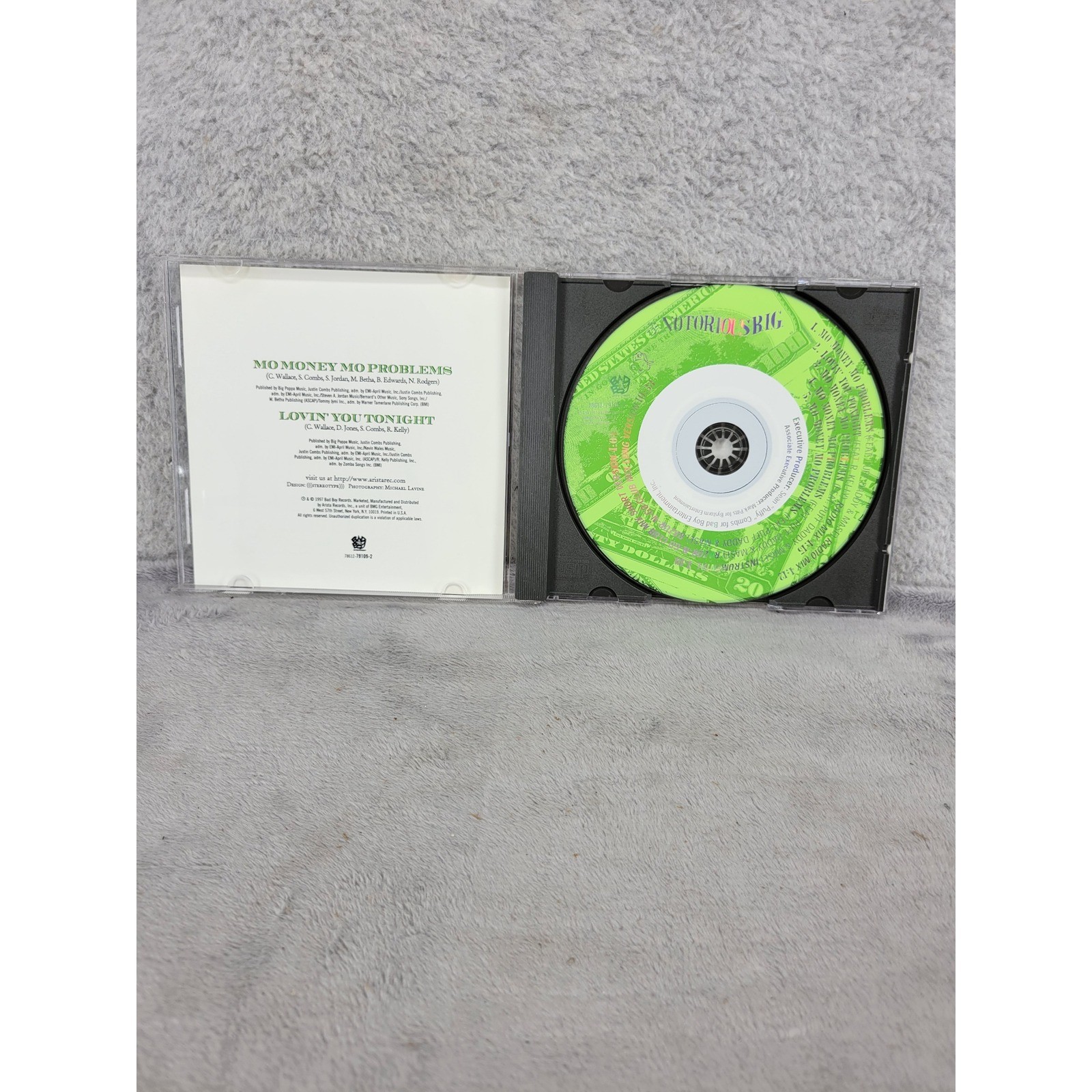 Notorious BIG Mo Money Mo Problems CD Single 1997 Bad Boy Puff Daddy Mase