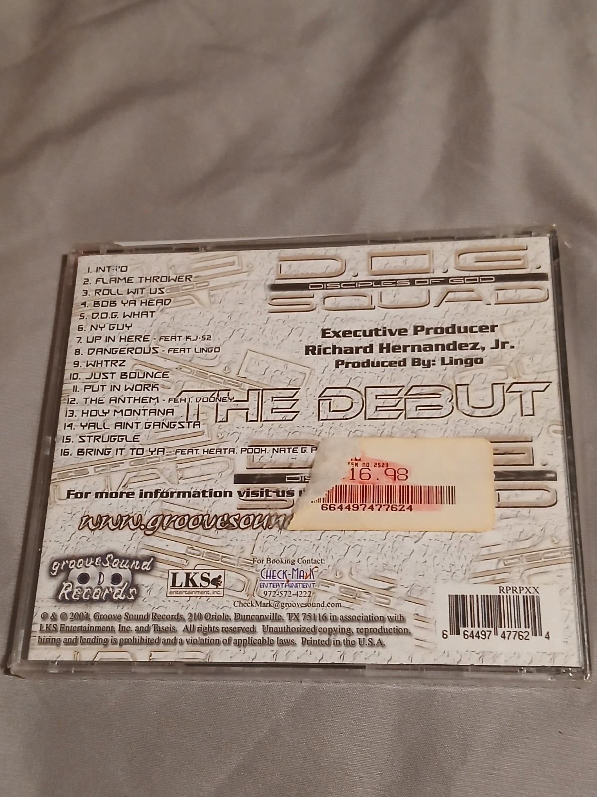 Debut [Dog Squad] Audio CD Cult New 2004 Grrove Sound Records HTF D