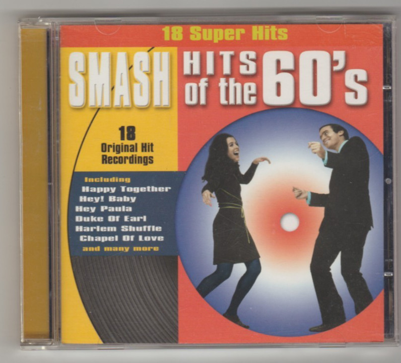 Smash Hits Of The 60's CD Turtles Archies Dixie Cups Lee Dorsey Shangri-Las