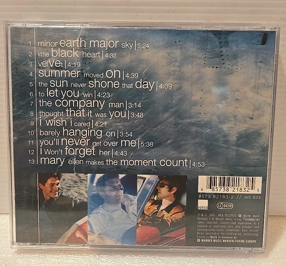 Minor Earth Major Sky by a-ha (CD, Apr-2000, WEA (Distributor)) Germany