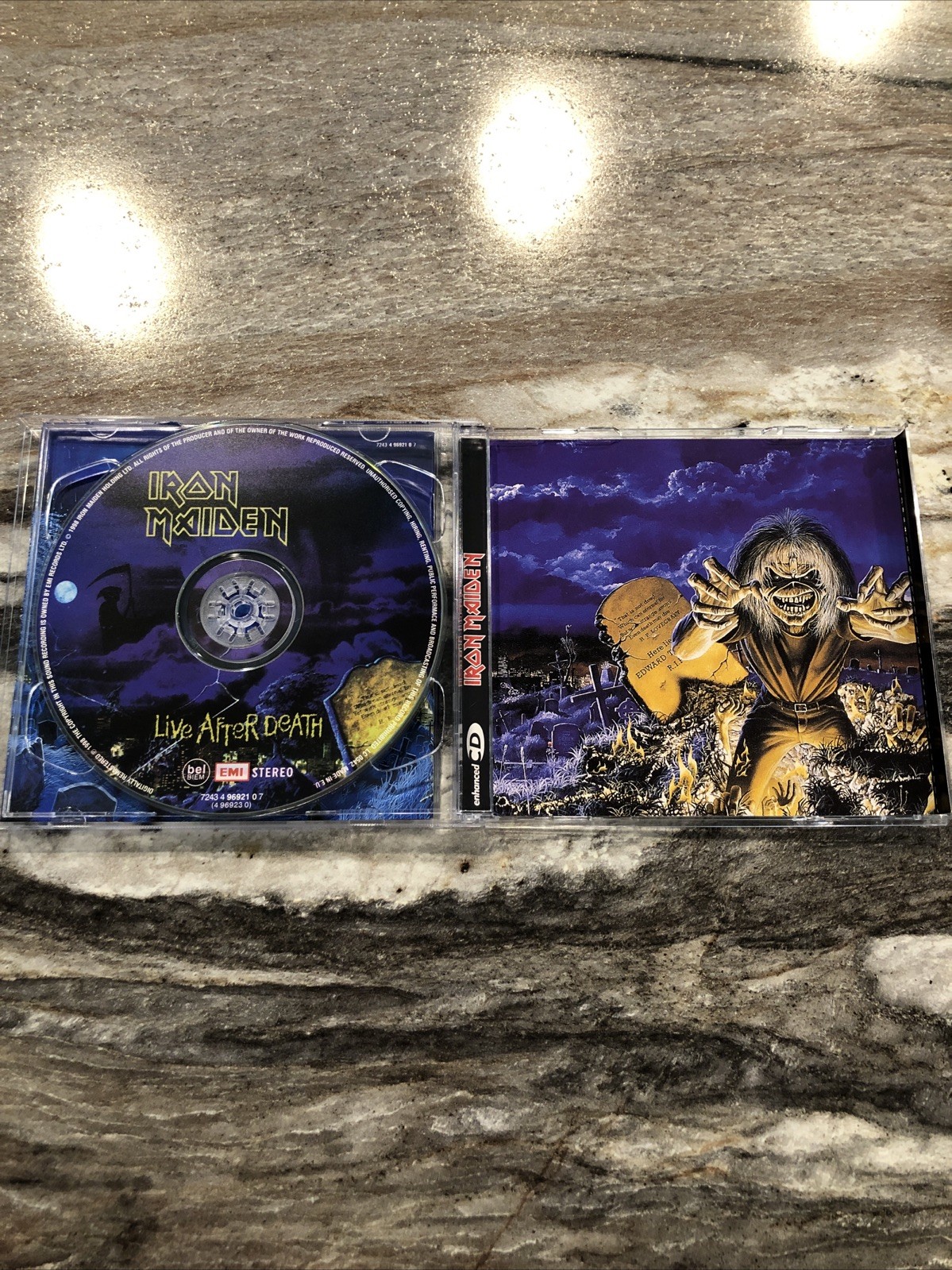 Iron Maiden Live After Death 1998 CD 2 Disc Set EMI UK EU Perfect Like New