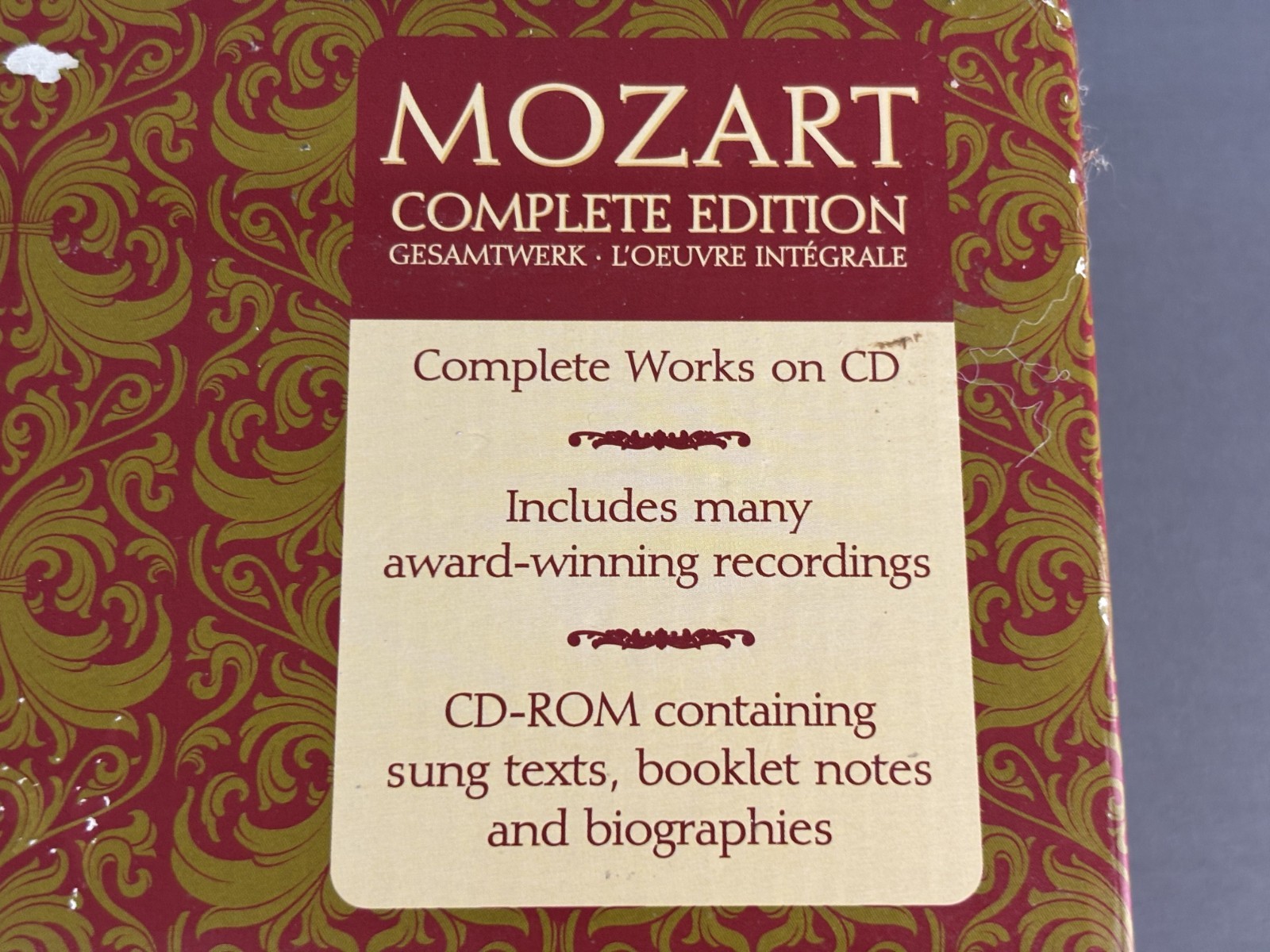 Brilliant Classics Mozart Complete Edition Box Set, 170 CDs +CD-ROM (2006)