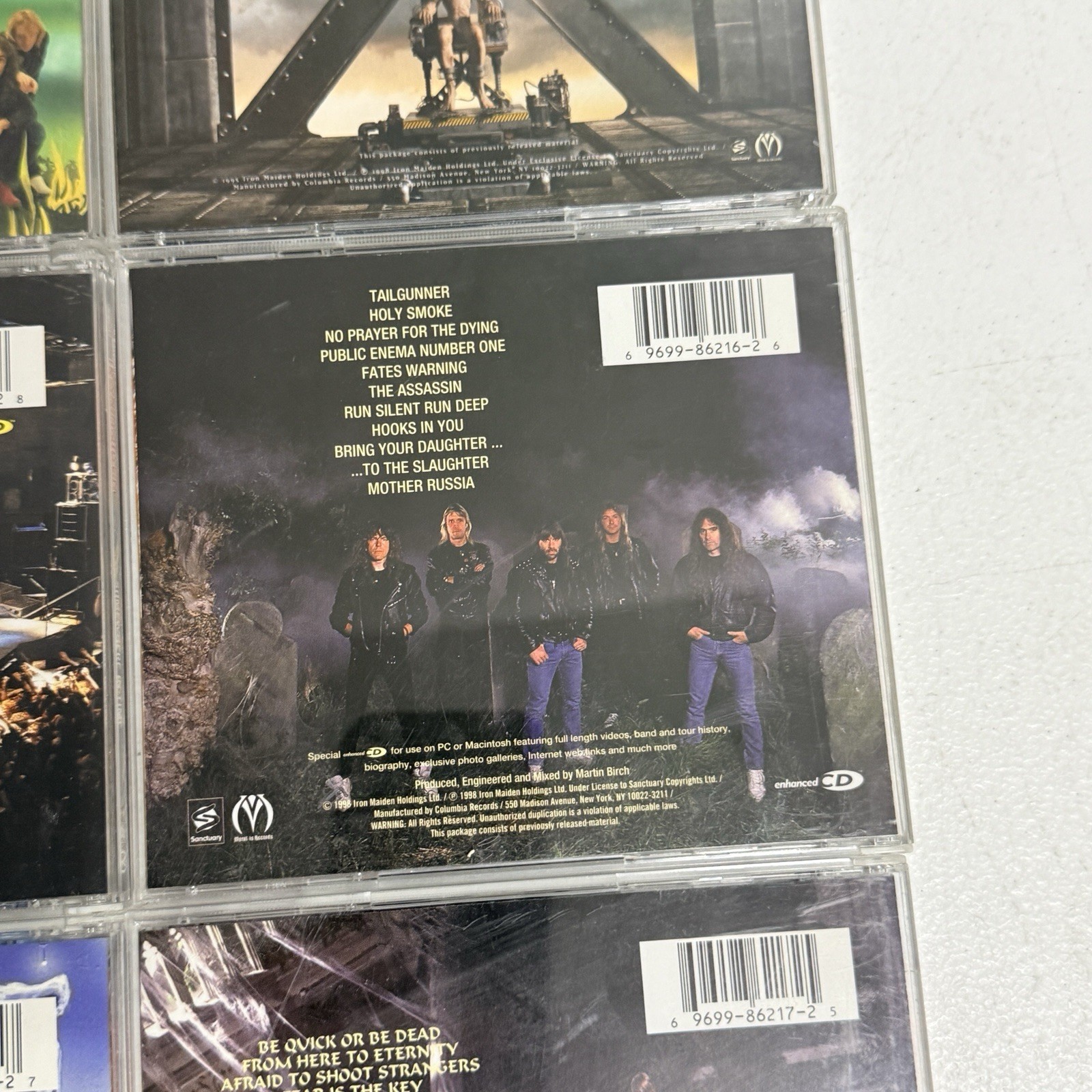 Iron Maiden CD Lot 6 Enhanced CDs Number of the Beast Fear of the Dark X Factor