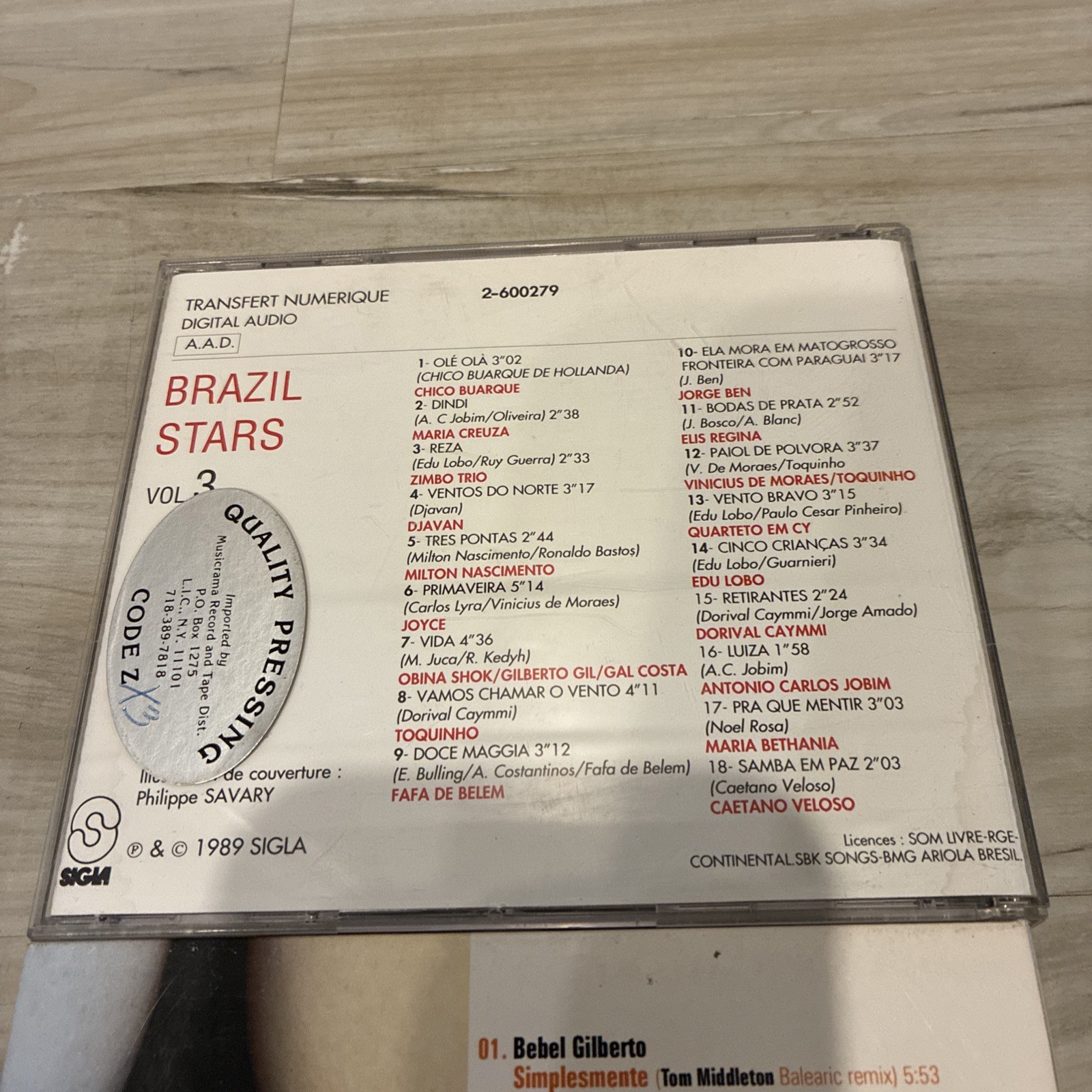 Brazil Stars Vol 3 1989 & NOW Sound of Brazil 2 2006 2 CD Import LOT Excellent
