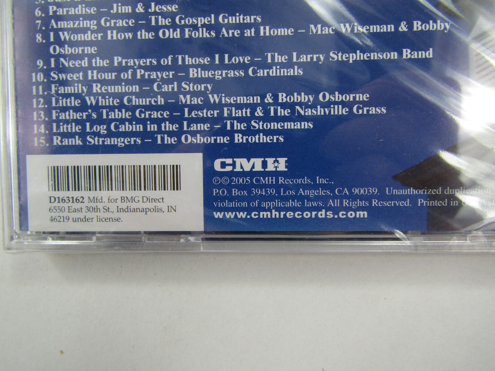 Bluegrass Gospel Reunion CD CMH Records Religious Christian New Sealed 2005