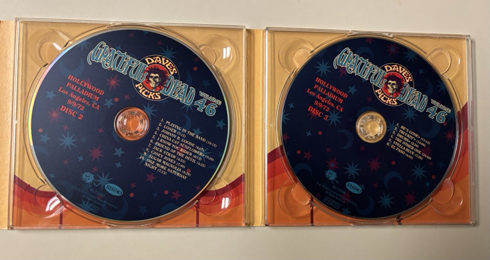 Grateful Dead Dave’s Picks Vol. 46 Limited Edition Live HDCD 3CD Rhino 1972 NM