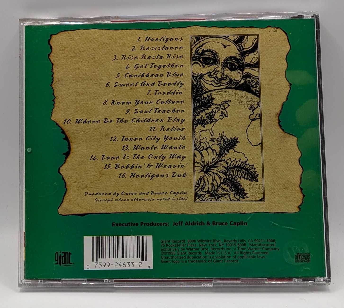 Big Mountain Resistance CD 1995 Giant Records