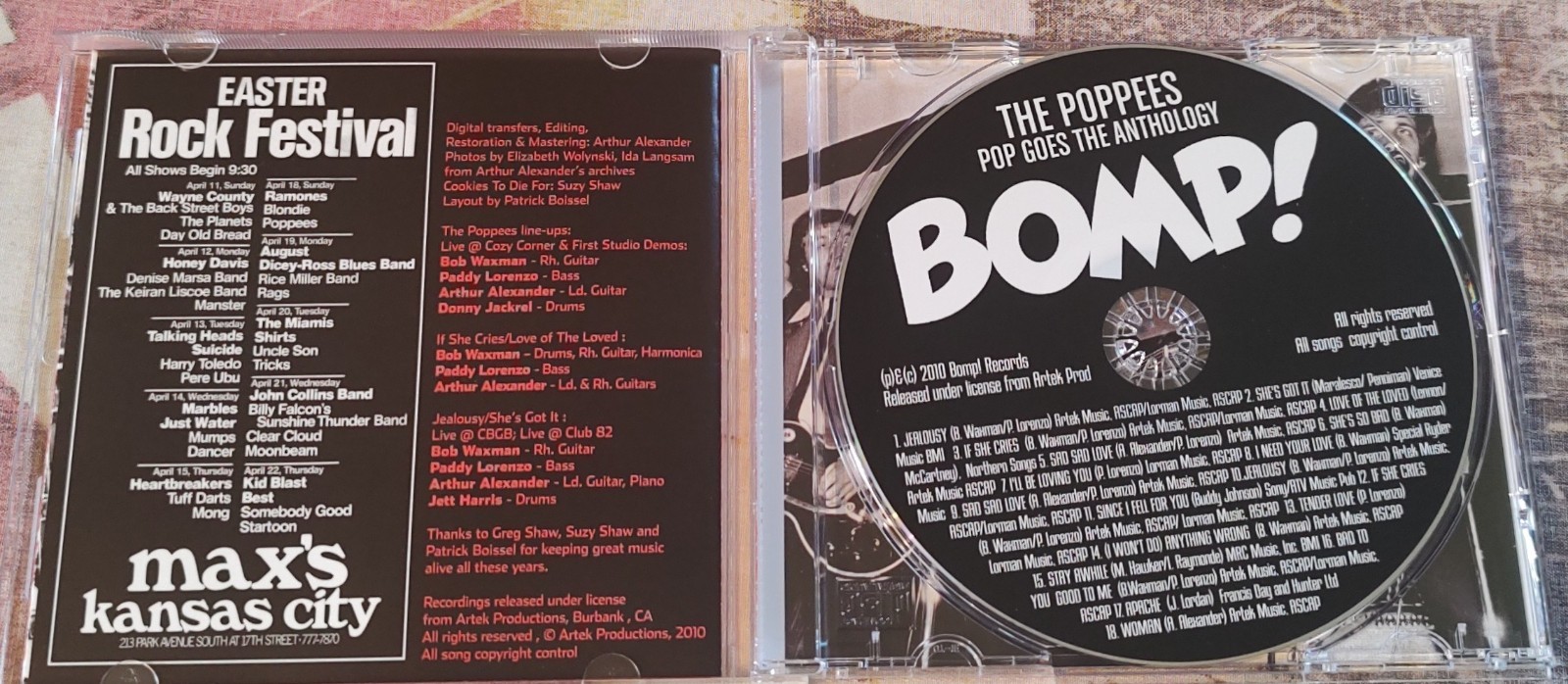 The Poppees – Pop Goes The Anthology - 2010 BOMP! - MINT POWER POP