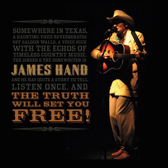 JAMES HAND - The Truth Will Set You Free (CD Rounder) Texas country