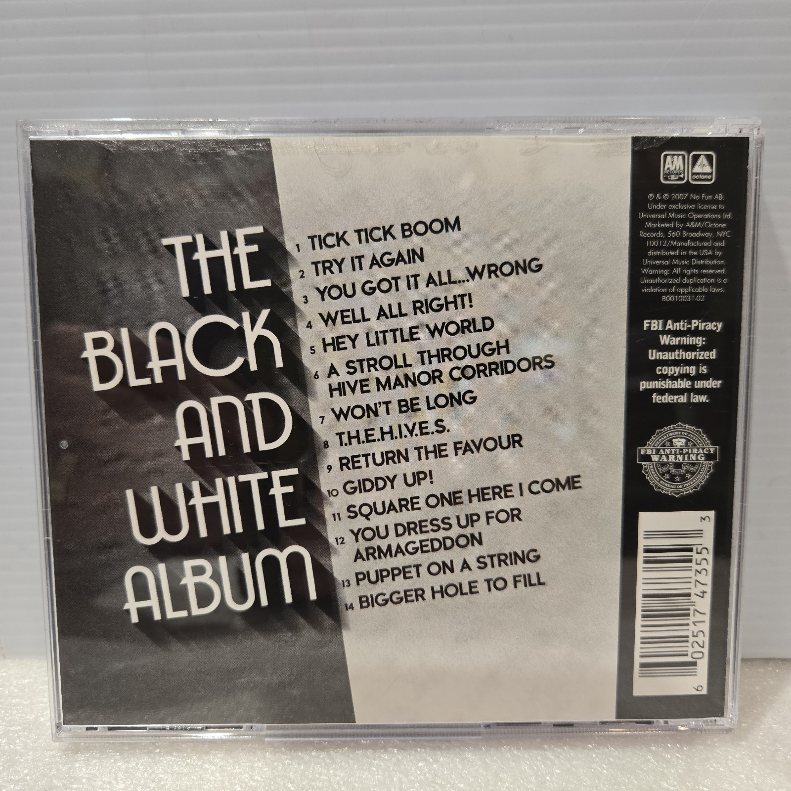 The Hives ~ The Black & White Album CD 2007 - Excellent