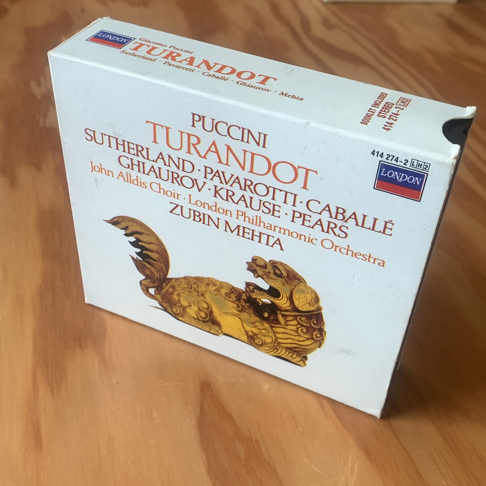 Turandot by Zubin Mehta (CD, 1990)