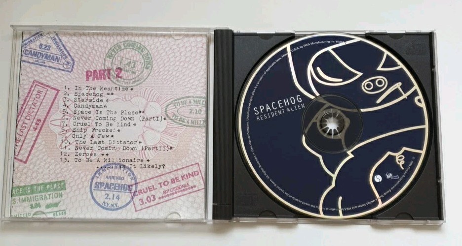 SPACEHOG - Resident Alien CD(1995) Alternative/Glam/Punk Rock SIRE 61834-2