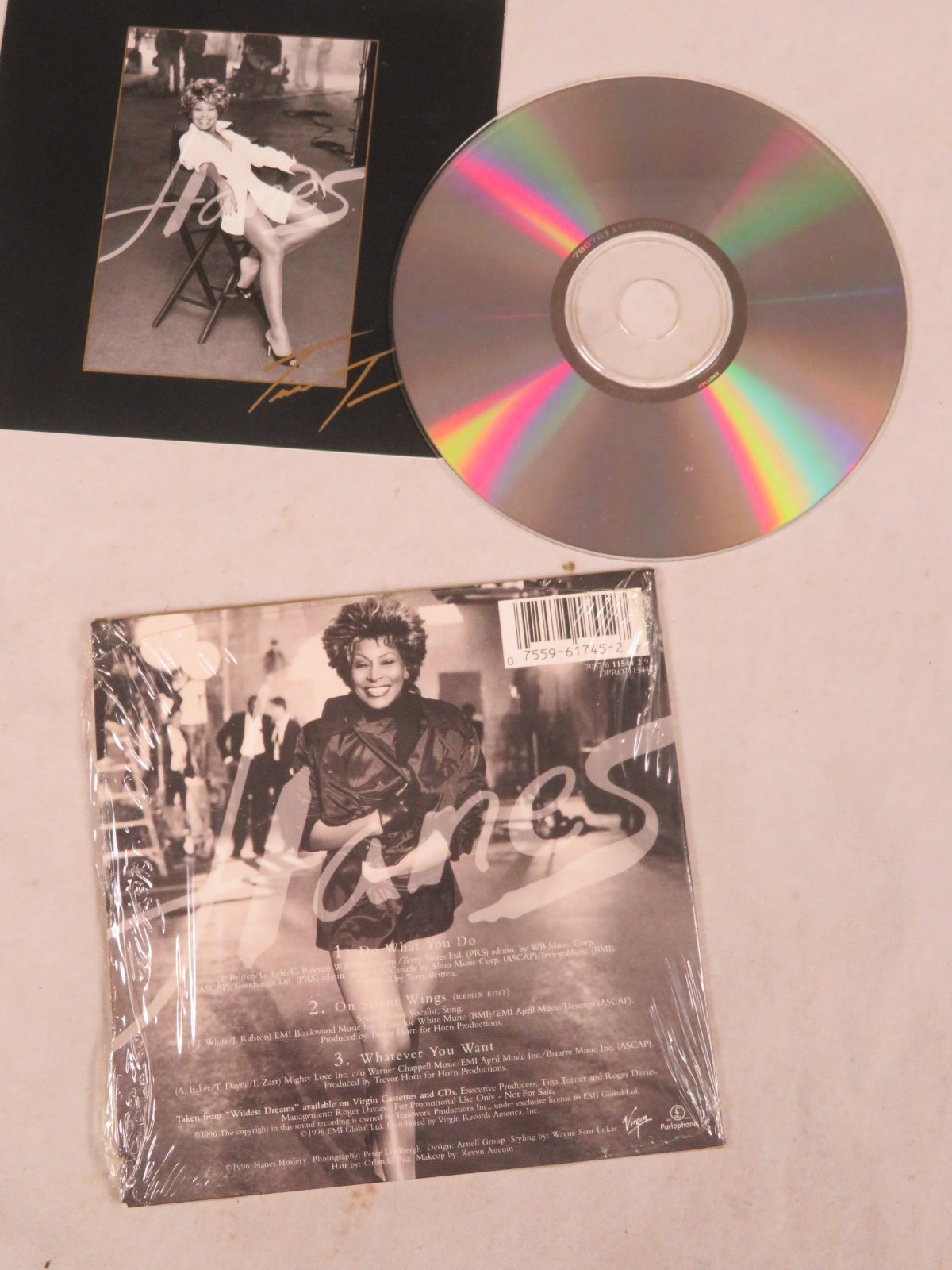 Tina Turner Hanes Collector's Edition RARE 3-TRACK PROMO CD SHIPS FREE