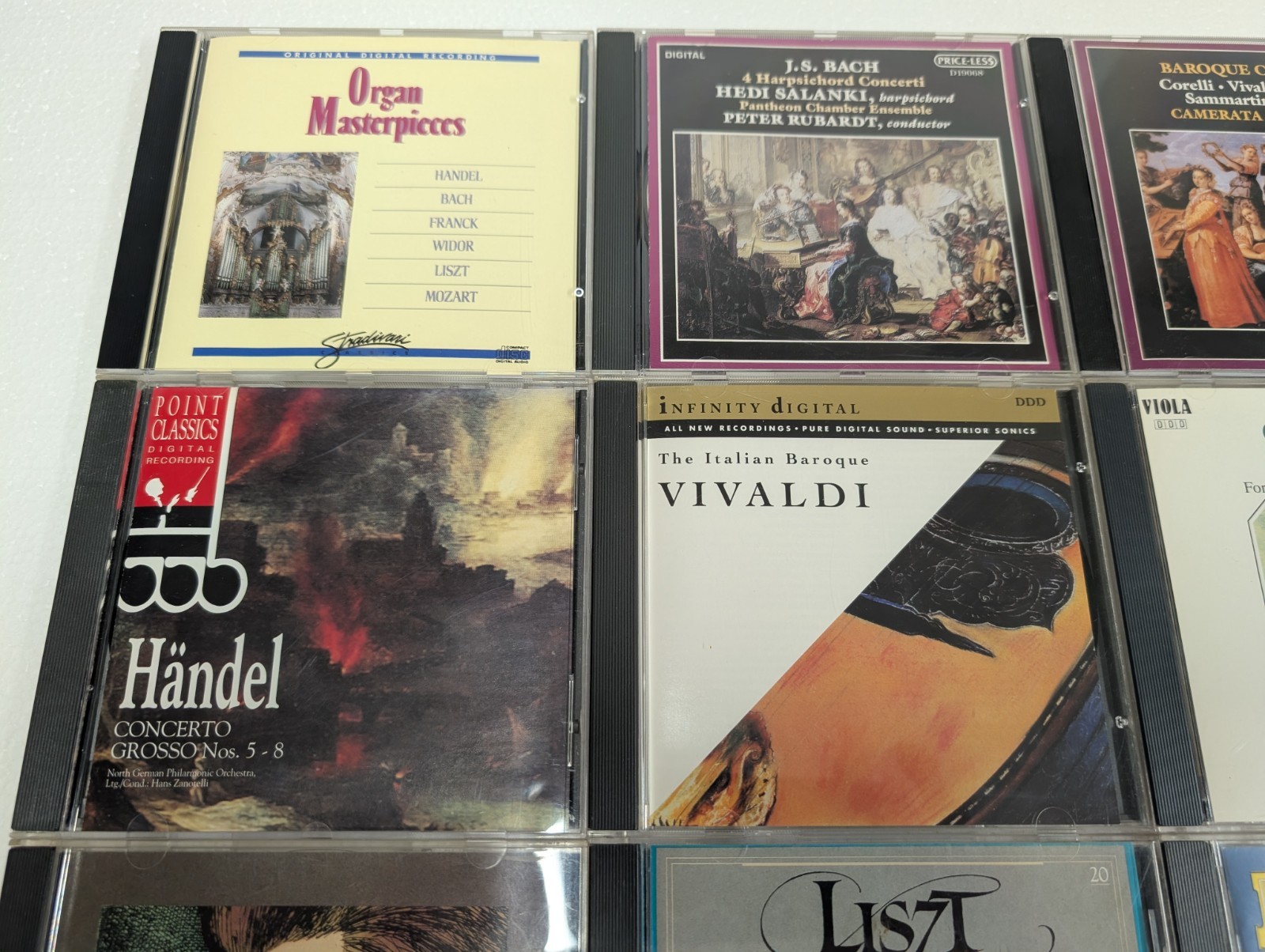 CLASSICAL 12 CD LOT: MOZART: Great Composers Liszt Greatest Hits Horowitz Brahms