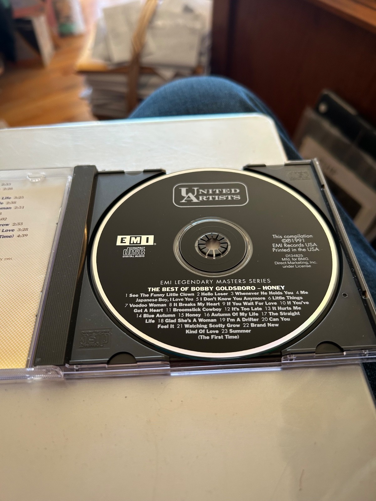 The Best of Bobby Goldsboro: Honey (CD, Sep-1991, Capitol/EMI M- CD and artwork