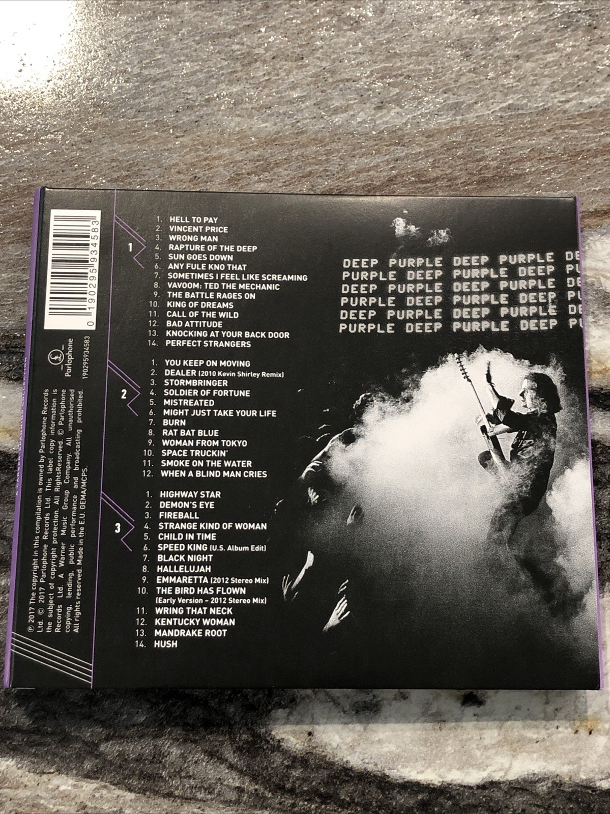 Deep Purple Fire In The Sky 2017 CD 3 Disc Set Career Anthology 3 CDs Like New